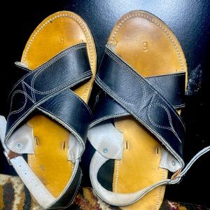 Authentic leather sandals made in Mexico